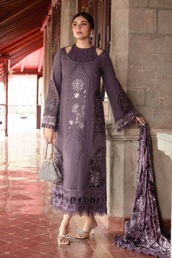 Maria.B. Embroidered Linen Suit | DL-1202 - Ready To Wear